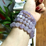 Women Bracelet Lavender Crystal Purple Jades 6mm 8mm 10mm