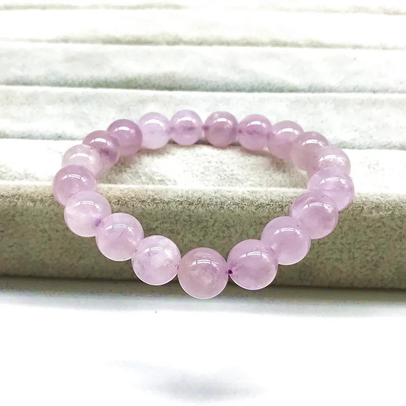 Women Bracelet Lavender Crystal Purple Jades 6mm 8mm 10mm
