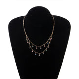 Flower Heart Choker Necklace Boho Jewelry
