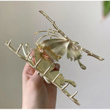 Women Butterfly Claw Clip Metal Hair Claw Girl Sweet Flower Hair Clips