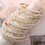 Sweet Lovely Women Pearls Headband Hair Hoops Holder Hair Ornament Head Ban