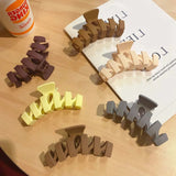 Coffee Acrylic Large Hair Claw Clip for Girls