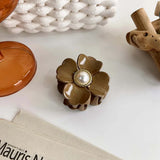 Coffee Acrylic Large Hair Claw Clip for Girls