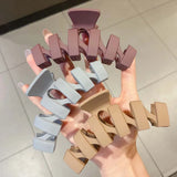 Coffee Acrylic Large Hair Claw Clip for Girls