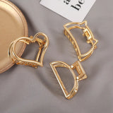 Heart Hollow Geometric Hair Claws Sweet Headband Hair Accessories