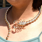 Women Scorpion Necklace Gothic Party Accessories