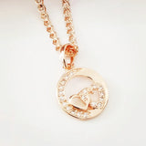 Rose 585 Heart Shape Pendant Jewelry