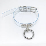 Women Punk Choker Necklace Stud Metal Buckle Goth Collar