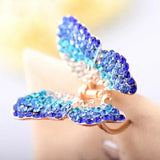 Rhinestone Butterfly Hair Claw Clips Crystal Hairpins Hair Accessories