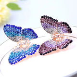 Rhinestone Butterfly Hair Claw Clips Crystal Hairpins Hair Accessories