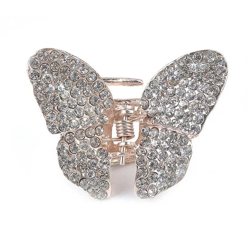 Rhinestone Butterfly Hair Claw Clips Crystal Hairpins Hair Accessories
