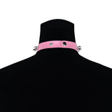 Sexy Punk Choker Leather Collar Chain Cosplay Gothic Necklace