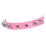 Sexy Punk Choker Leather Collar Chain Cosplay Gothic Necklace