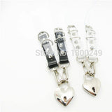 Women Sweet Heart Lock Harajuku Leather Choker Necklace
