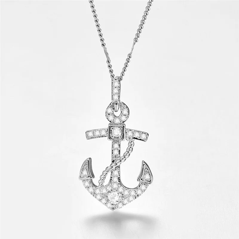 Bohemian Crystal Rhinestone Pendant Necklace