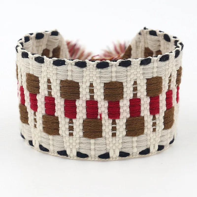 Women Vintage Ethnic Bracelet Bohemia Jewelry Braided Bracelets