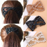 Pearl Beaded Hair Claw Hairpin Up-Do Bun Maker