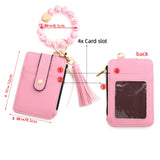Women's Card Bag Keychain Silicone Bracelet