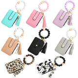 Women's Card Bag Keychain Silicone Bracelet