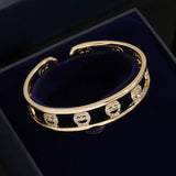 Women's Wide Smiley Bracelet ins Personality Gift