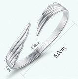 Silver Plated Angel's Wing Bracelet Jewelry Gift