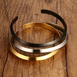 Stainless Steel Cuff Bangles Bracelet Party Cuff Bangle