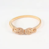 Women's Metal Waist Chain Wild Big Cloud Elastic Spring Chain Waist Chain