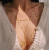 Women's Sexy Metal Waist Chain Bikini Body Chain