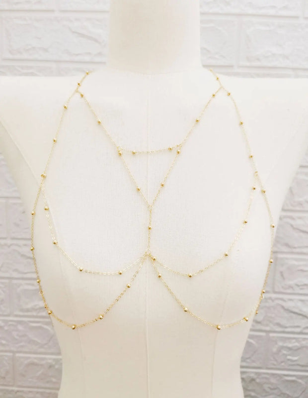 Women's Sexy Metal Waist Chain Bikini Body Chain