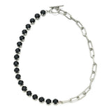 Colorful Choker Necklace Rainbow Crystal Zircon Chain Jewelry