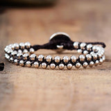 Bohemia Friendship Bracelet Womens Plated Beads String Braided Bracelets