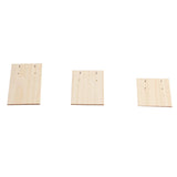 Wood Jewelry Display Tray Pendant Earrings Card Organizer