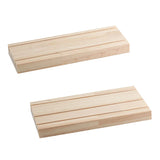 Wood Jewelry Display Tray Pendant Earrings Card Organizer