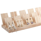 Wood Jewelry Display Tray Pendant Earrings Card Organizer