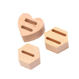 Heart-shaped Ring Display Stand Couples Rings Jewelry Holder Gift
