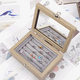 Wooden Jewelry Box Travel Jewelry Organizer Multifunction
