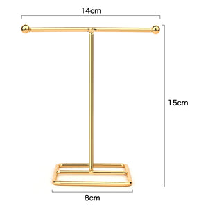 Wooden Bracelet Earring Holder Display Stand DIY Jewelry Organizer