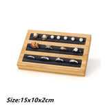 Wooden Jewelry Tray Organizer Storage Drawer Display Rack