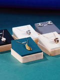Wooden Pendant Necklace Display Stand Holder Jewelry Organizer