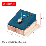 Wooden Pendant Necklace Display Stand Holder Jewelry Organizer