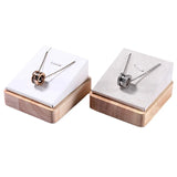 Wooden Pendant Necklace Display Stand Holder Jewelry Organizer
