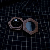 Wooden Ring Box Jewelry Storage Organizer Holder Earring Packaging Display Case