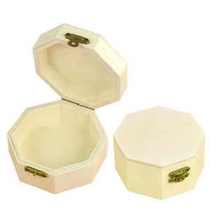Wooden Storage Box Retro Creative Wood Packing Heart Box Storage Box