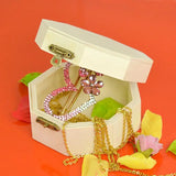 Wooden Storage Box Retro Creative Wood Packing Heart Box Storage Box