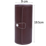 Couple Bracelet Jewelry PU Leather Box Watch Ring Display Case Storage