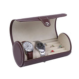 Couple Bracelet Jewelry PU Leather Box Watch Ring Display Case Storage