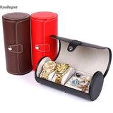 Couple Bracelet Jewelry PU Leather Box Watch Ring Display Case Storage