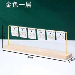 Wrought Iron Earring Display Stand for Jewelry