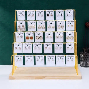 Wrought Iron Earring Display Stand for Jewelry