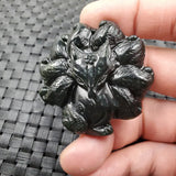 Xinjiang Hotan Dark Green Jade Nine-tailed Fox Pendant National Wind Joker
